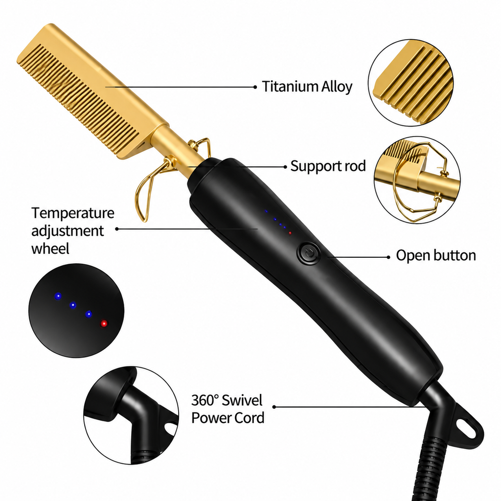 Aura Silk Press Comb