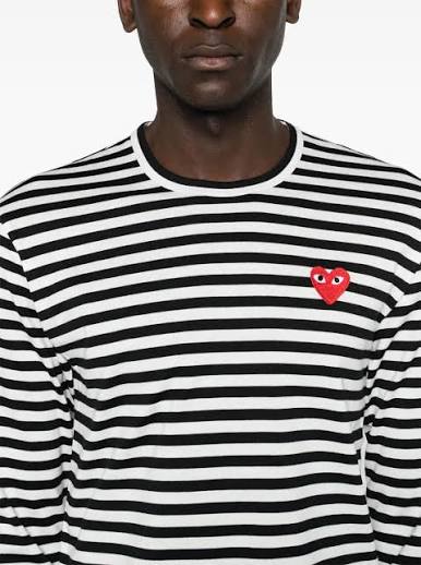 Comme Des Garcon Long Sleeve Stripe